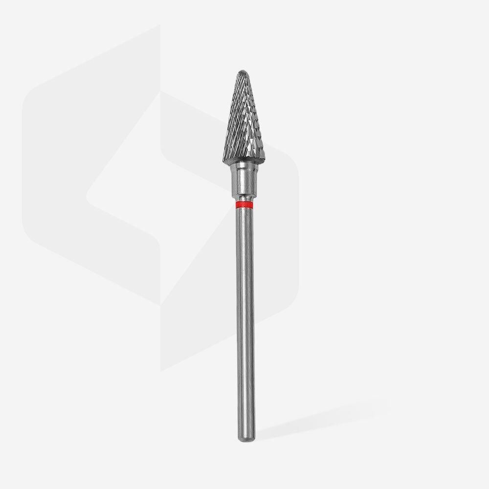 FT71R060/14 SERT ALAŞIM KONİ FREZE, KIRMIZI, ÇAP 6 MM / ÇALIŞMA KISMI 14 MM, ADET