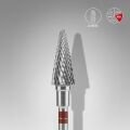 FT73R060/14 EXPERT SOLAKLAR İÇİN SERT ALAŞIM KONİK FREZE, KIRMIZI ,ÇAP 6 MM / ÇALIŞMA KISMI 14 MM