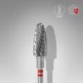 FT91R060/14 SOLAKLAR İÇİN SERT ALAŞIM MISIR FREZE, KIRMIZI, ÇAP 6 MM / ÇALIŞMA KISMI 14 MM