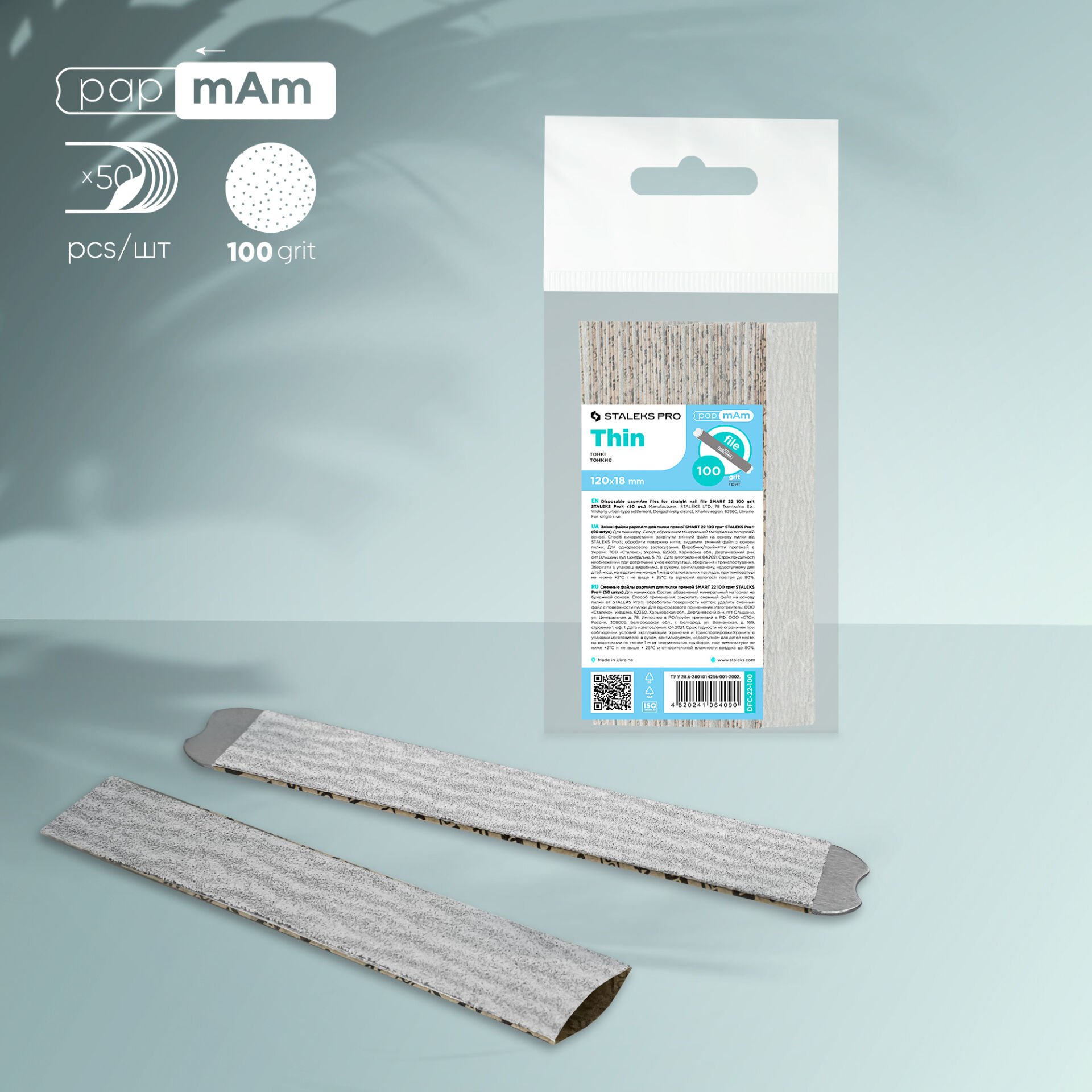 DFC-22-100 SMART 22 Yedek PapmAm Törpüler, 100 Grit (50 Adet)