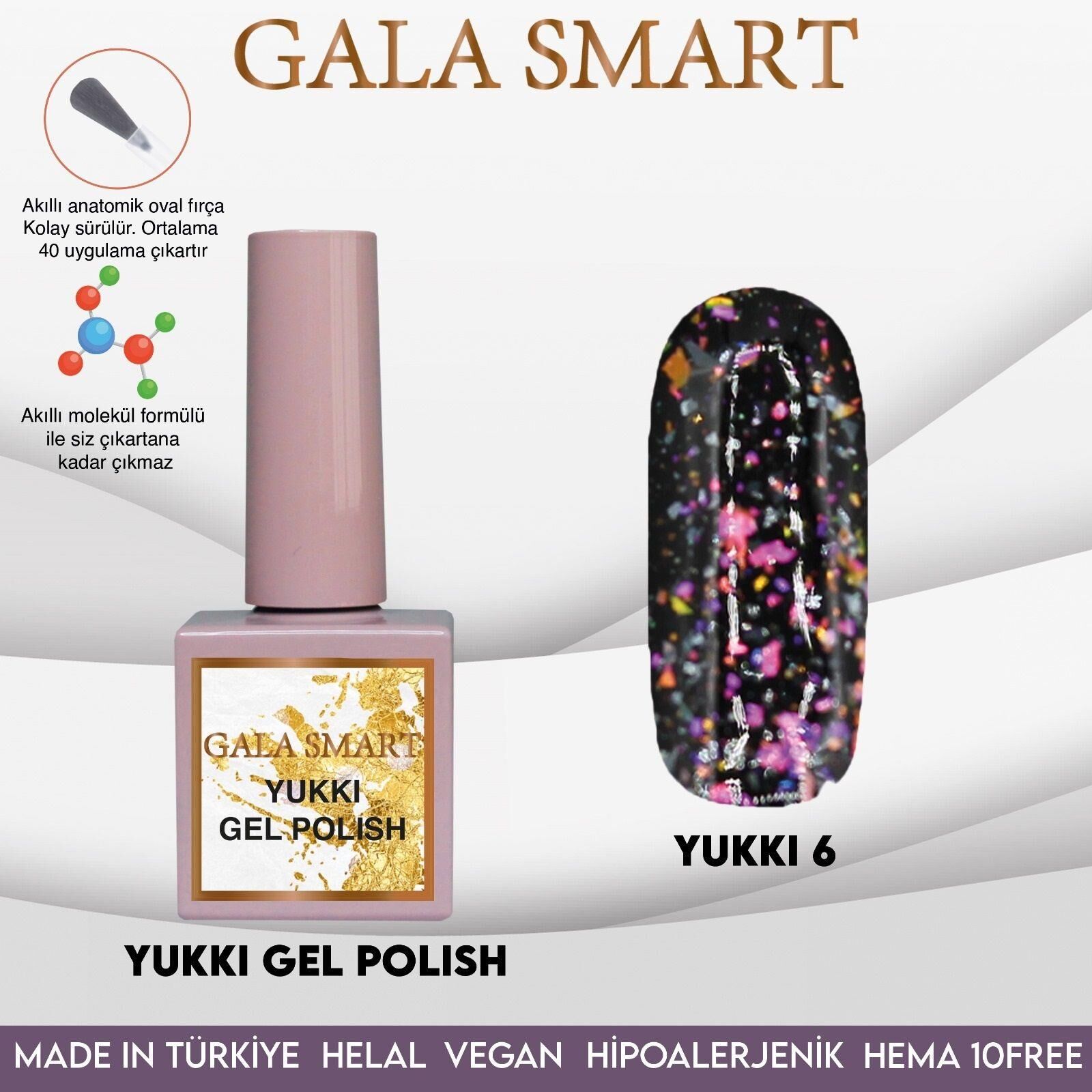 GALA SMART YUKKİ KALICI OJE 10 ml NO:06