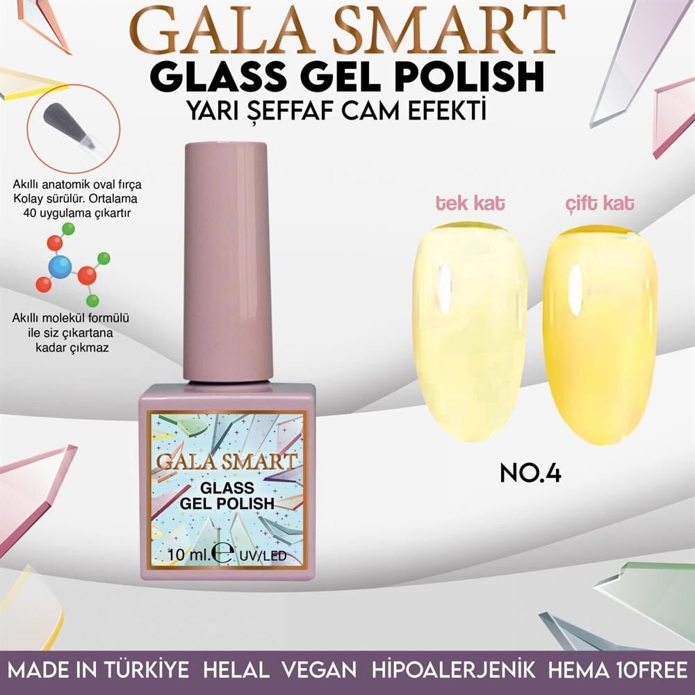 GALA SMART GLASS KALICI OJE 10 mle NO:04