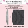 KIVRIMLI ÇELİK TABAN + 10 LU YEDEK (100 SERTLİK)