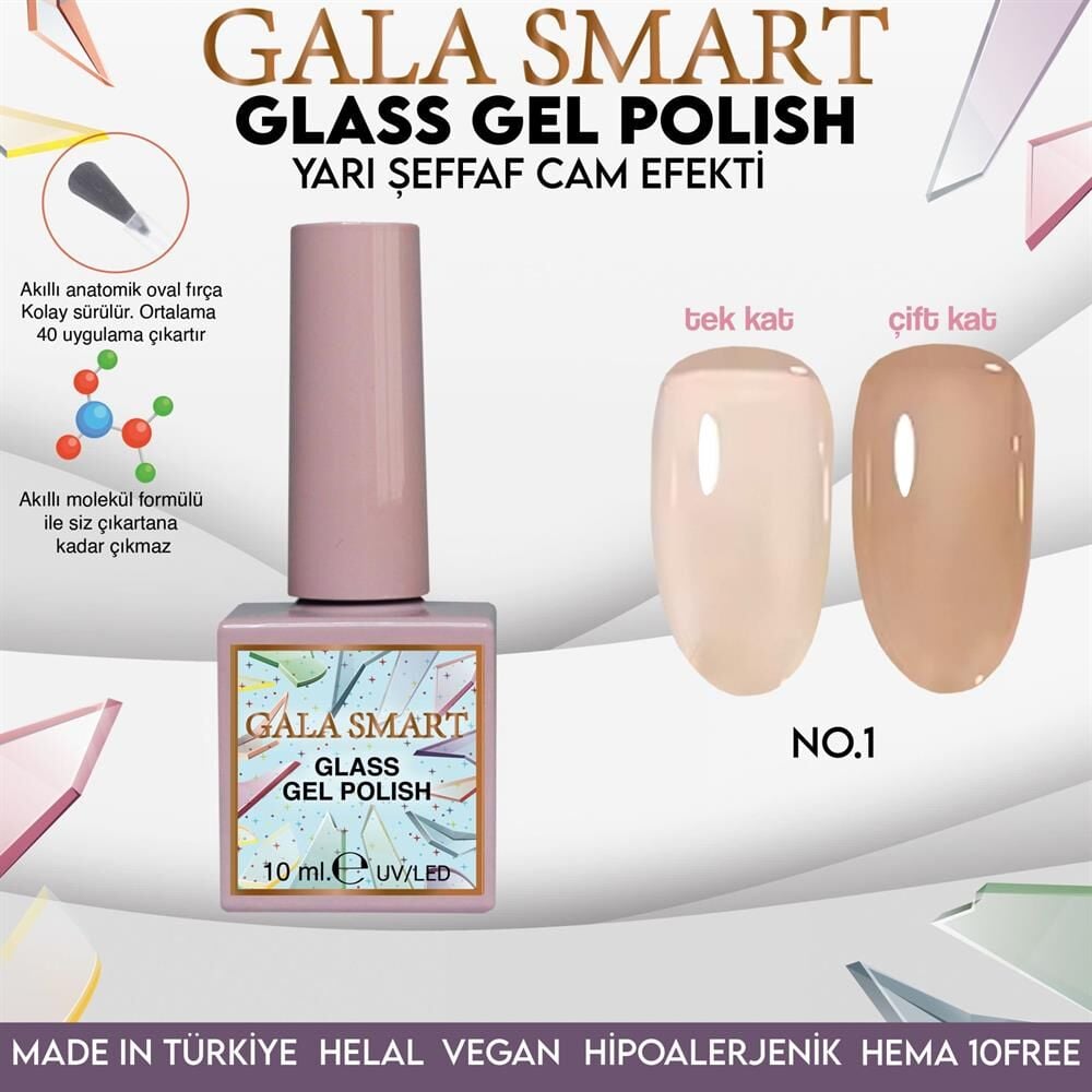 GALA SMART GLASS KALICI OJE 10 mle NO:01