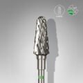 FT70G060/14 Sert Alaşım Kesik Koni Freze, Yeşil, Çap 6 mm / Çalışma Kısmı 14 mm, Adet