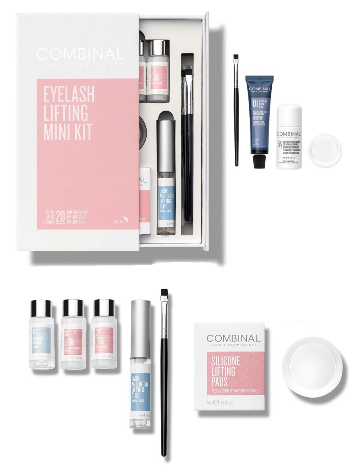 Combinal Kirpik Lifting Ve Kaş Laminasyon Mini Set (30 Uygulamalık)