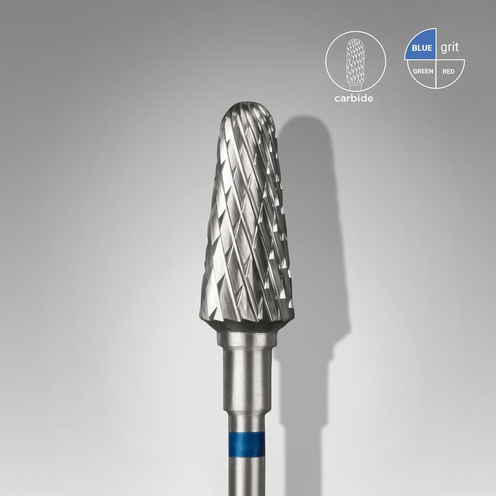 FT70B060/14 Sert Alaşım Kesik Koni Freze, Mavi, Çap 6 mm / Çalışma Kısmı 14 mm, Adet