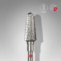 FT70R060/14 Sert Alaşım Kesik Koni Freze, Kırmızı, Çap 6 mm / Çalışma Kısmı 14 mm, Adet