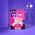 PDFS-20-80w PODODISC STALEKS PRO M Pedikür Disk İçin Yumuşak Tabanlı Yedek Beyaz Törpüler, 80 Grit (50 Adet)