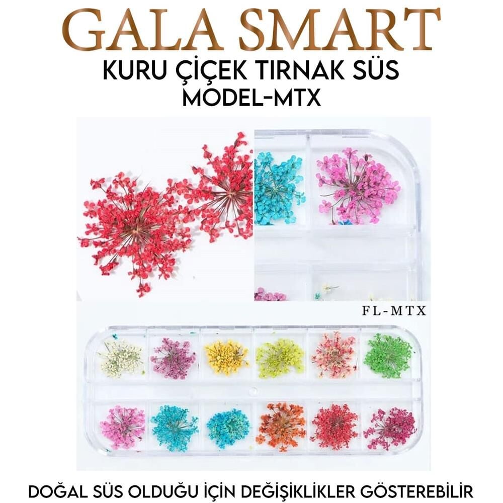 KURU ÇİÇEK TIRNAK SÜS - MODEL:MTX