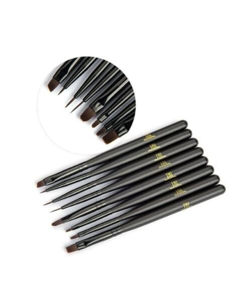 TNL 8 Lİ LÜKS FIRÇA SETİ - SİYAH