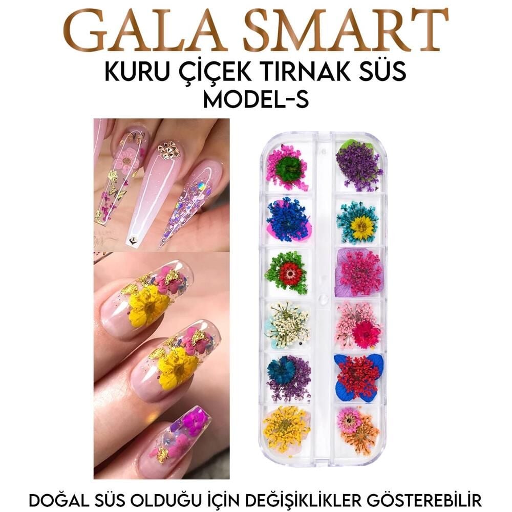 KURU ÇİÇEK TIRNAK SÜS - MODEL:S