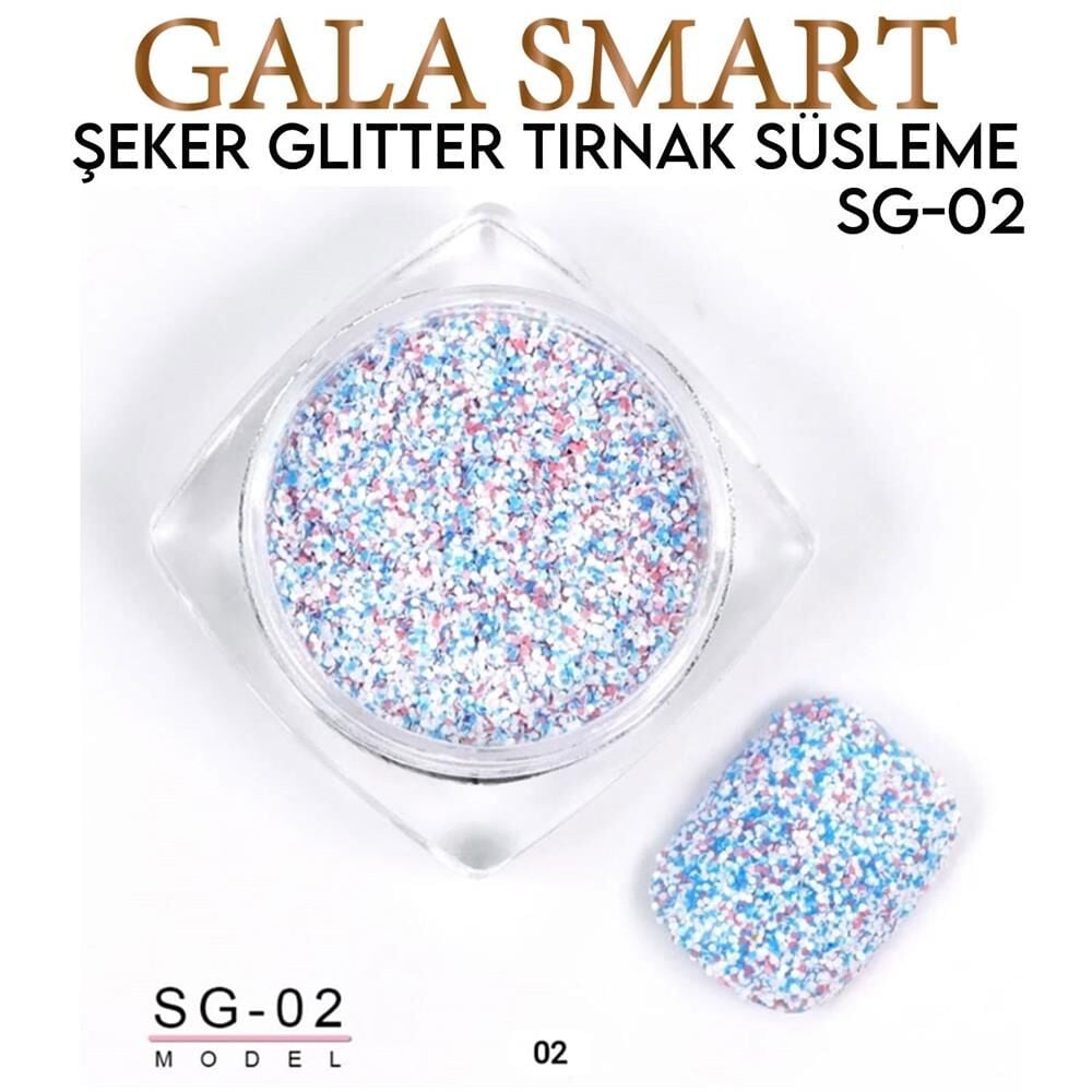 ŞEKER GLİTTER TIRNAK SÜSLEME NO:SG-02