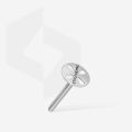 PDLSET-10 PODODISC STALEKS PRO ХS UZATILMIŞ PEDİKÜR DİSK (10 MM), 180 GRİT TÖRPÜLER SET İLE (5 ADET)