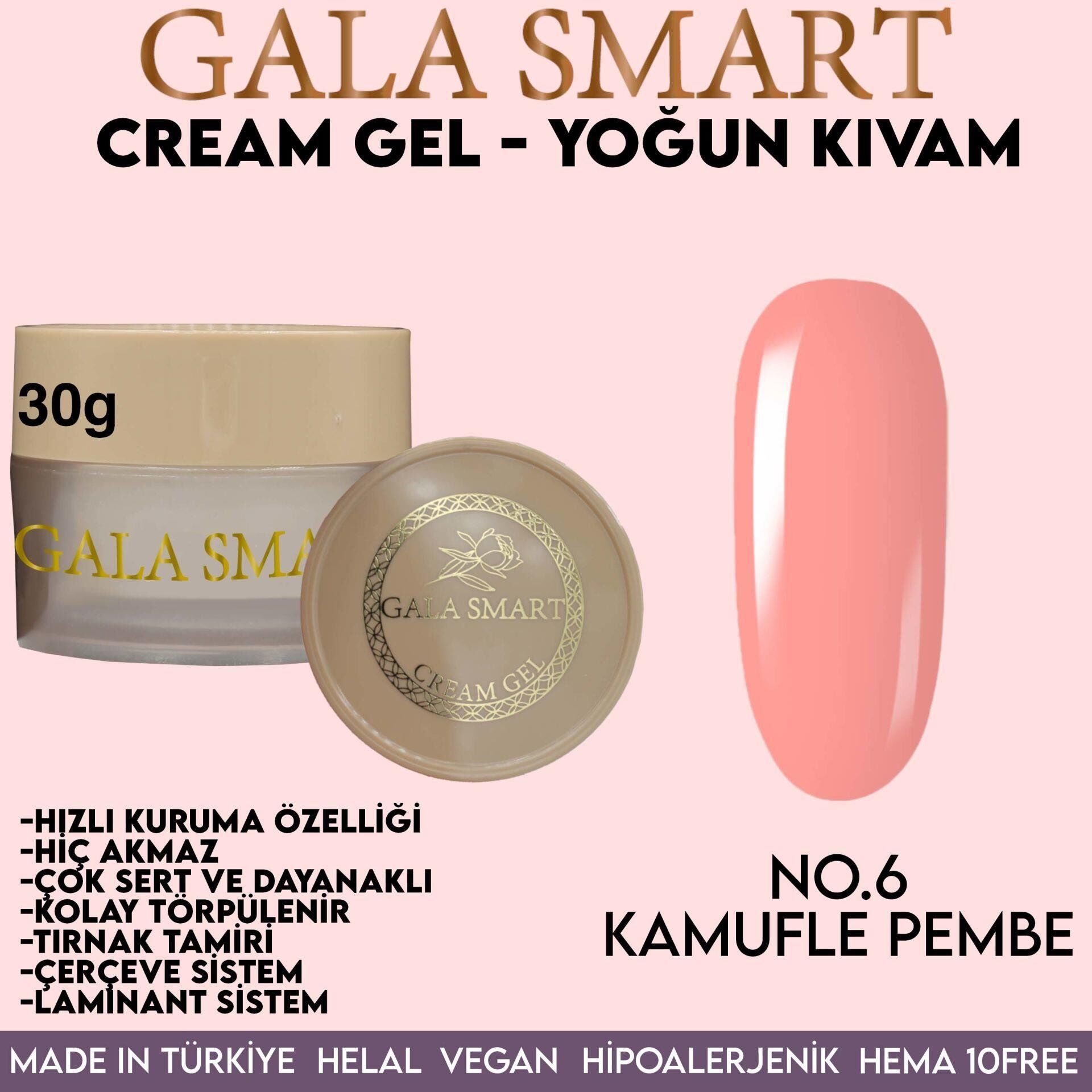 GALA SMART - CREAM GEL 30 G NO:6