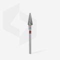 FT73R060/14 EXPERT solaklar için sert alaşım konik freze, kırmızı ,çap 6 mm / çalışma kısmı 14 mm