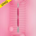 PQ-10/1 ''Gummy'' UNIQ 10 TYPE 1 Silikon Saplı Tırnak Eti İtici (Geniş Yuvarlak + Dar Yuvarlak İtici)