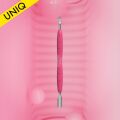 PQ-10/4.2 ''Gummy'' UNIQ 10 TYPE 4.2 Silikon Saplı Tırnak Eti İtici (Dar Yuvarlak İtici + Arkaya Çekilmiş Bıçak)