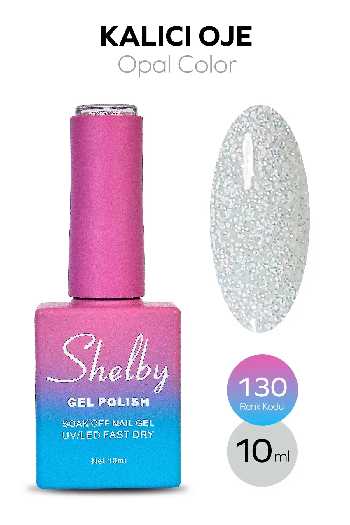 SHELBY 10 ML. A130 OPAL RENK KALICI OJE