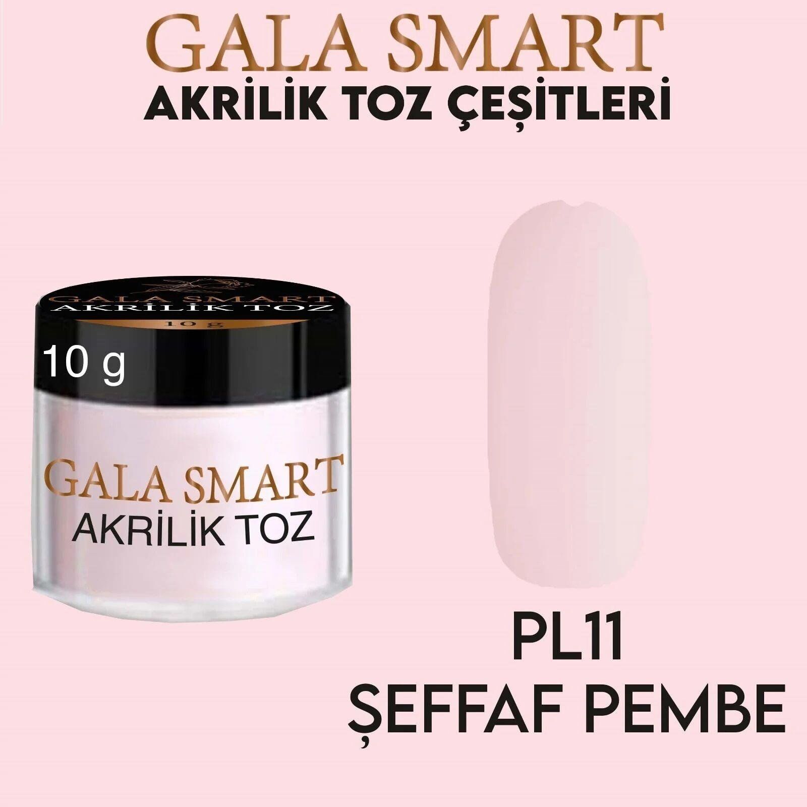 AKRİLİK TOZ 10 G - ŞEFFAF PEMBE