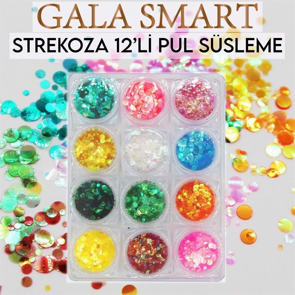 STREKOZA MODEL 12 Lİ PUL SET SÜSLEME