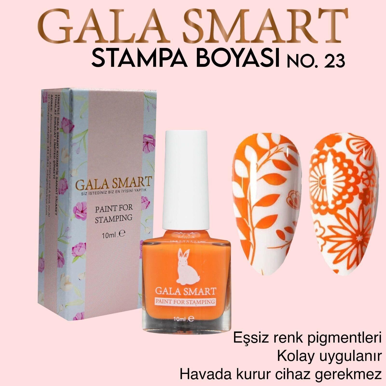 GALA SMART - STAMPA BOYASI 10 ML NO:23