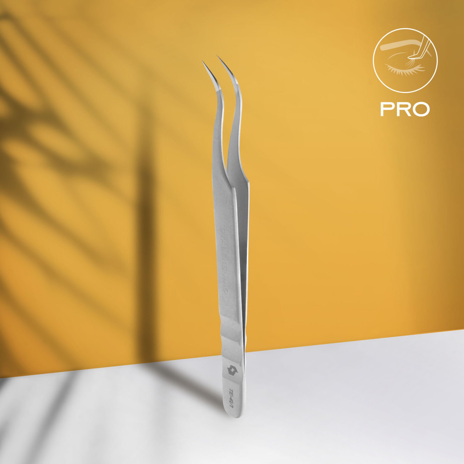 TE-41/1 EXPERT 41 TYPE 1 Profesyonel Kirpik Cımbızı (Eğik)