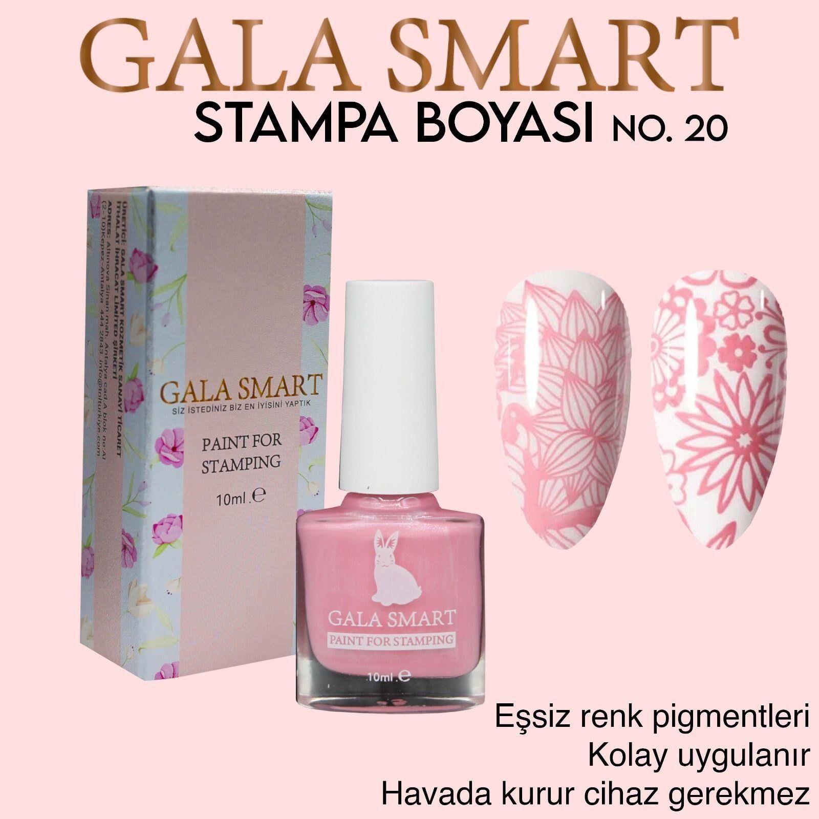 GALA SMART - STAMPA BOYASI 10 ML NO:20