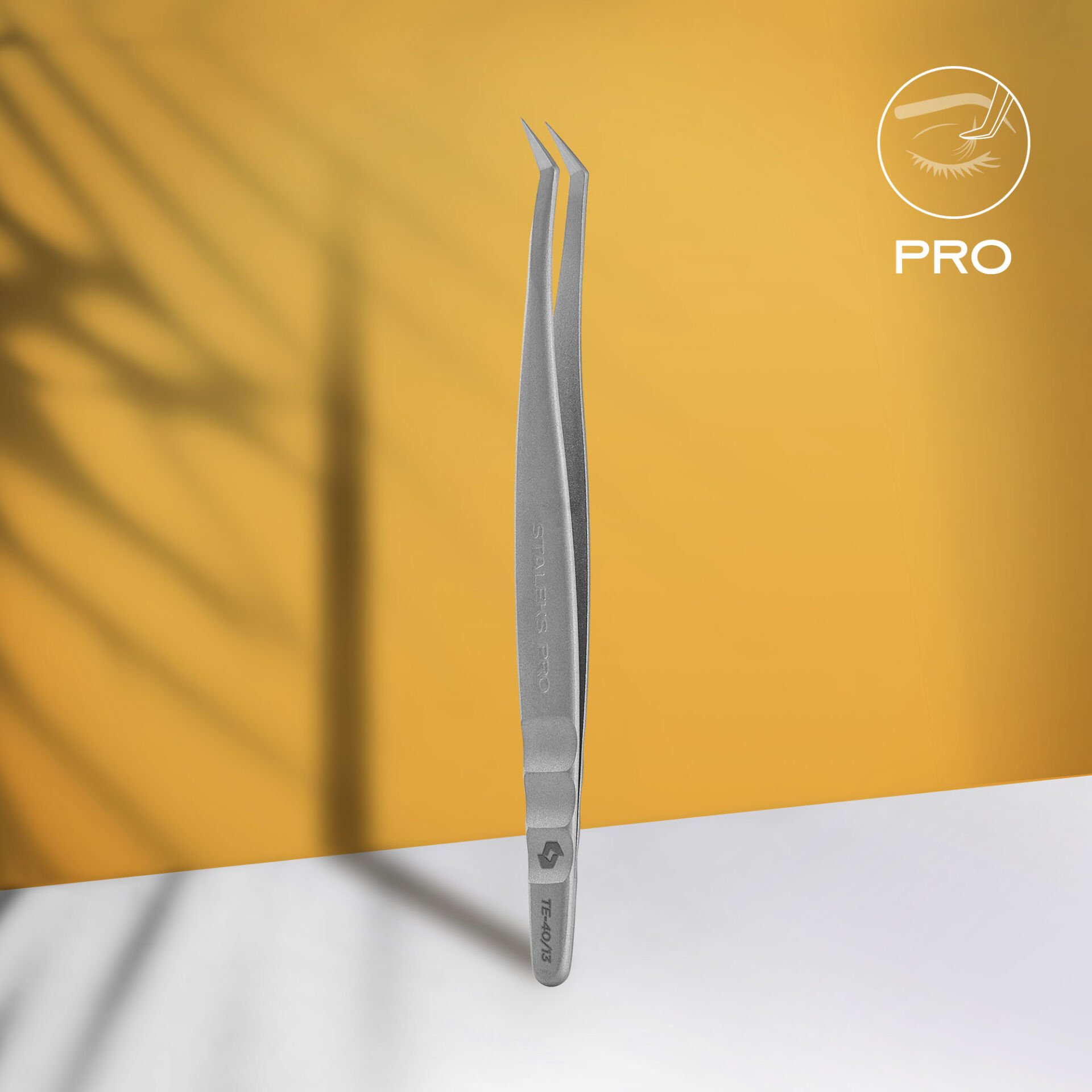 TE-40/13 EXPERT 40 TYPE 13 Profesyonel Kirpik Cımbızı (L Şeklinde, 40')