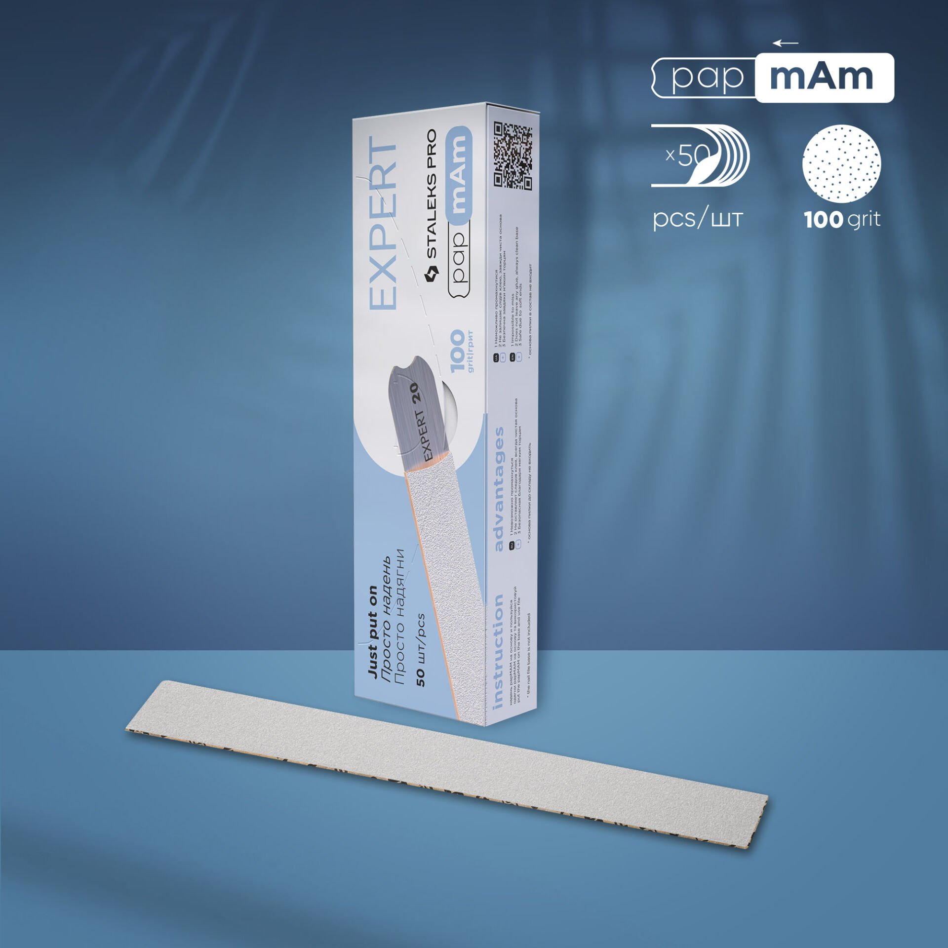 DFCE-22-100w EXPERT 22 Yedek PapmAm Beyaz Törpüler, 100 Grit (50 Adet)