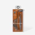 TE-44/12 EXPERT 44 TYPE 12 Profesyonel Çentikli Kirpik Cımbızı (L Şeklinde, 65')
