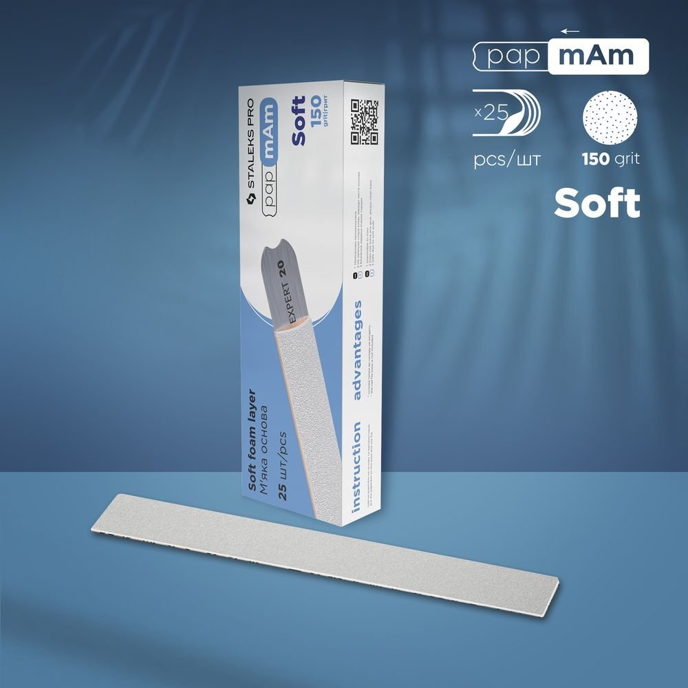 DFCE-20-150/25w EXPERT 20 Yedek PapmAm Beyaz Törpüler (Yumuşak Taban) 150 Grit (25 Adet)