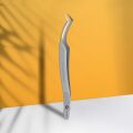 TE-45/2 EXPERT 45 TYPE 2 Profesyonel Çentikli Kirpik Cımbızı (L Şeklinde, 40')