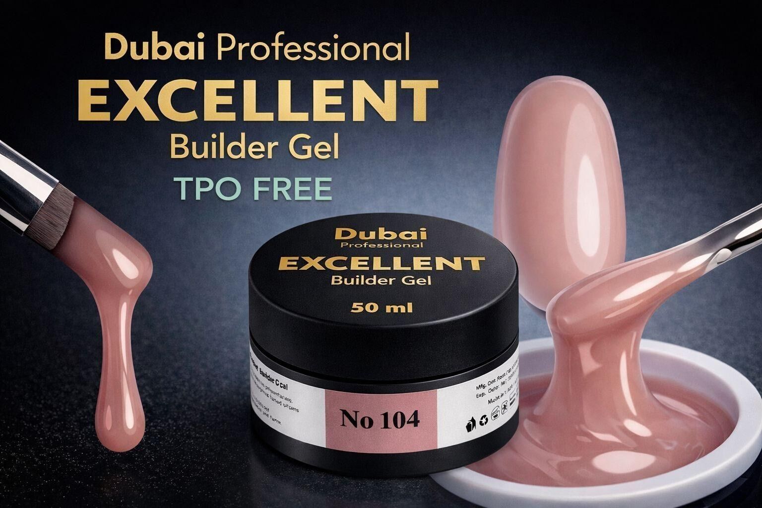 50 ML DUBAİ BUİLDER GEL NO:104