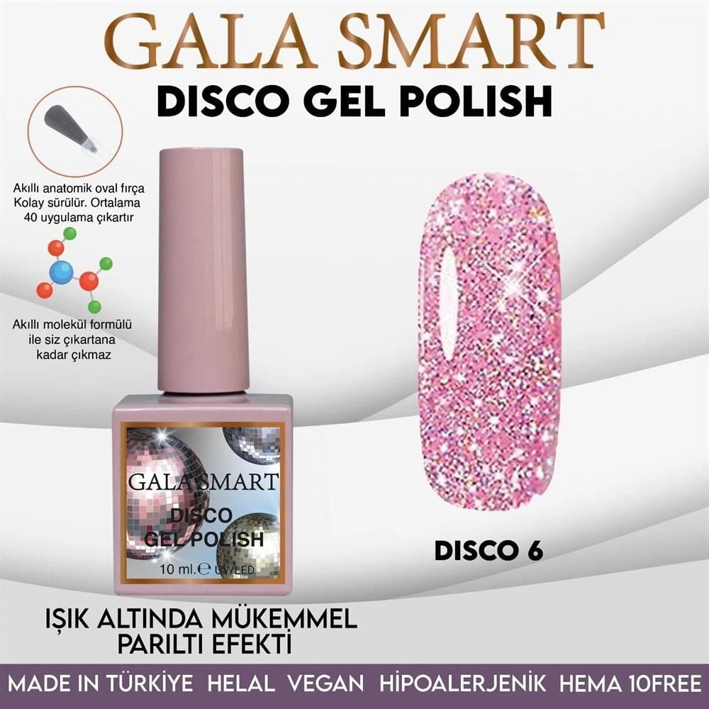 GALA SMART DİSCO KALICI OJE 10 ml NO:06