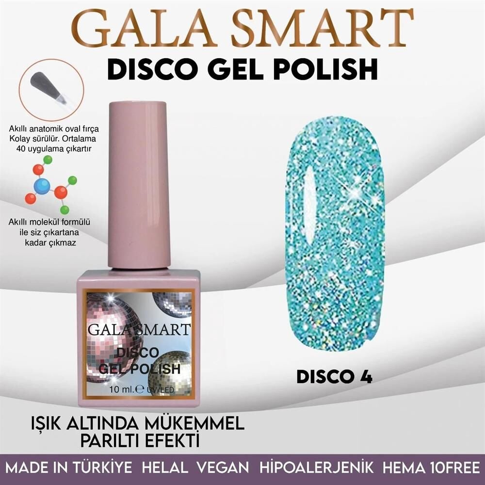 GALA SMART DİSCO KALICI OJE 10 ml NO:04