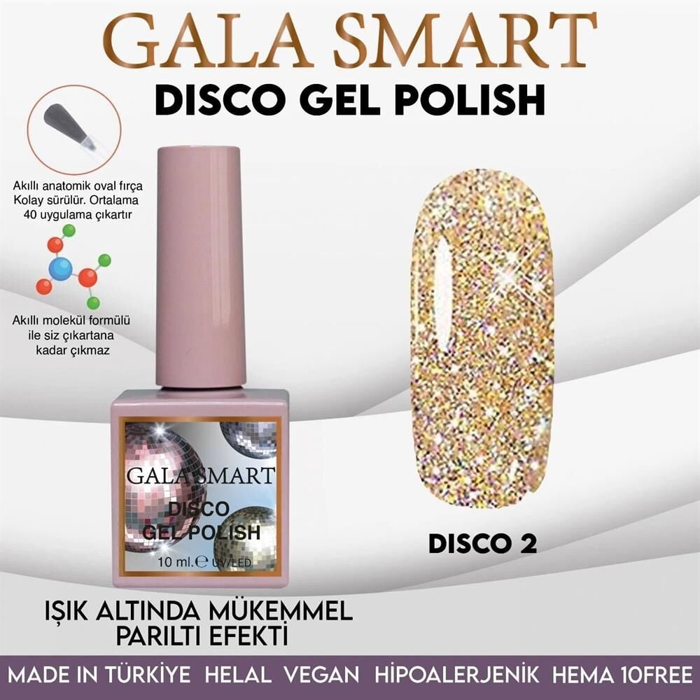 GALA SMART DİSCO KALICI OJE 10 ml NO:02