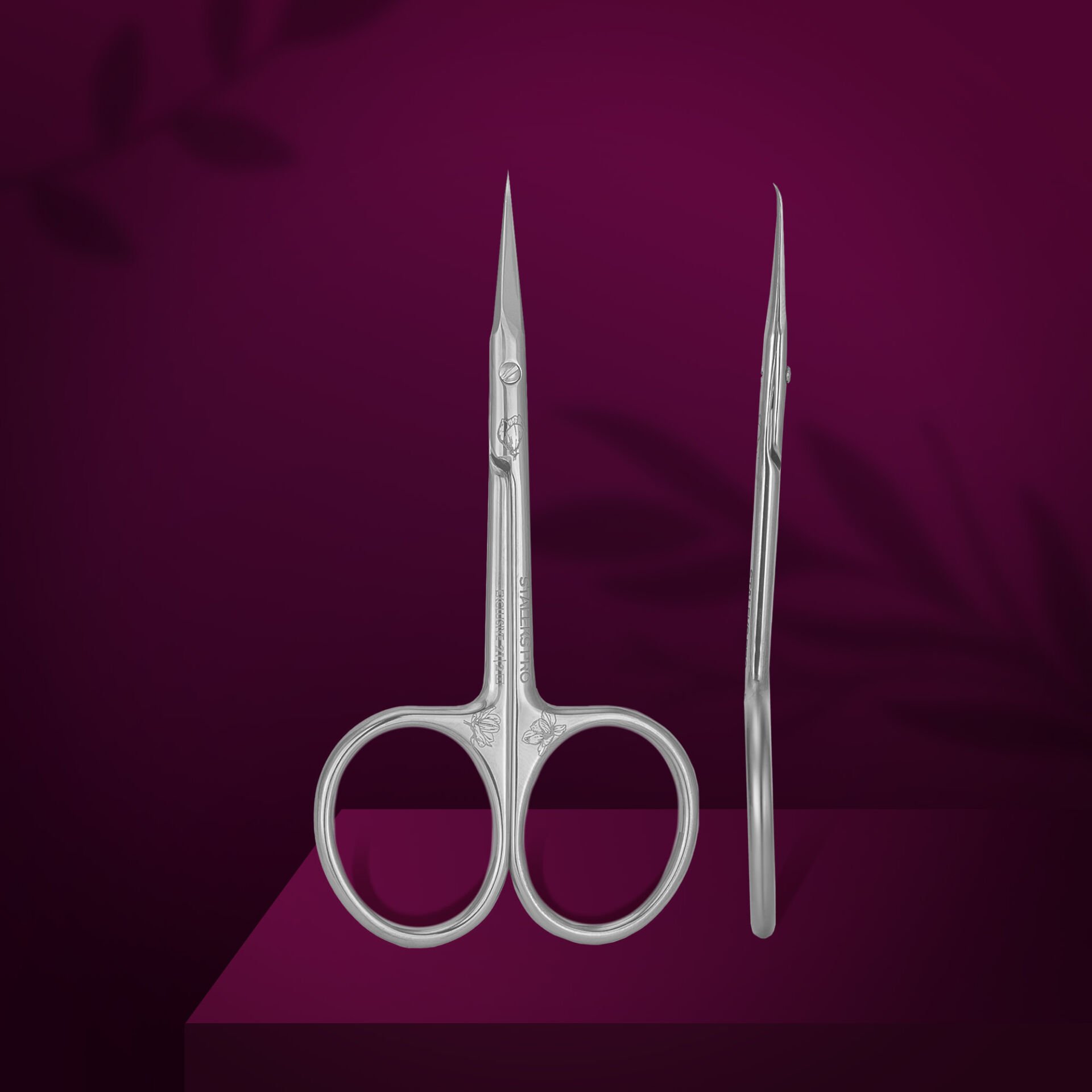 SX-21/2m EXCLUSIVE 21 TYPE 2 Profesyonel Kancalı Tırnak Eti Makası (Magnolia)