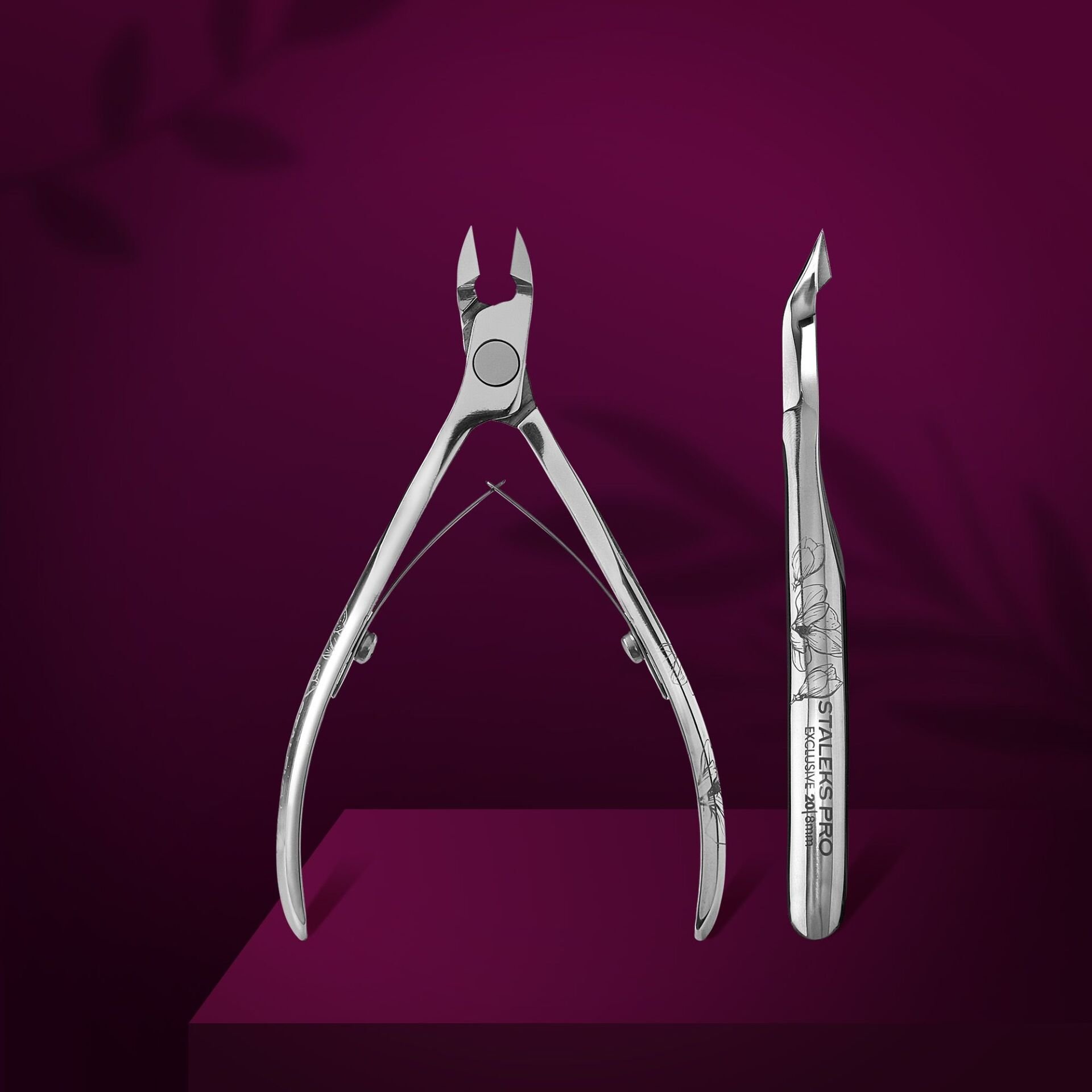 NX-20-8m EXCLUSIVE 20 Profesyonel Tırnak Eti Pensi 8 mm (Magnolia)