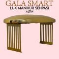 MANİKÜR SEHPASI METAL AYAKLI ÖZEL MODEL - ALTIN RENK