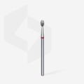 FA130R025/5 Elmas Zeytin Freze EXPERT ,Kırmızı, Çap 2,5 mm, Çalışma Kısmı 5 mm